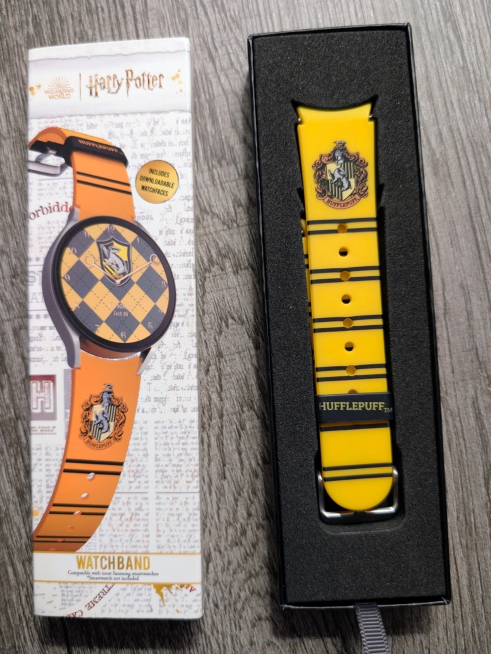 Mobyfox Officially Licensed Samsung Galaxy Hufflepuff Watch Band